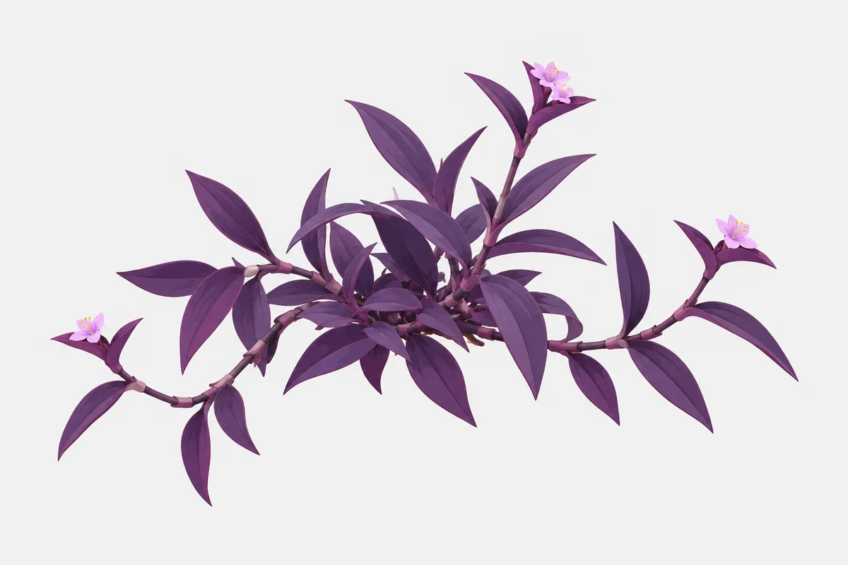 Adam Hawa Ungu (Tradescantia pallida)