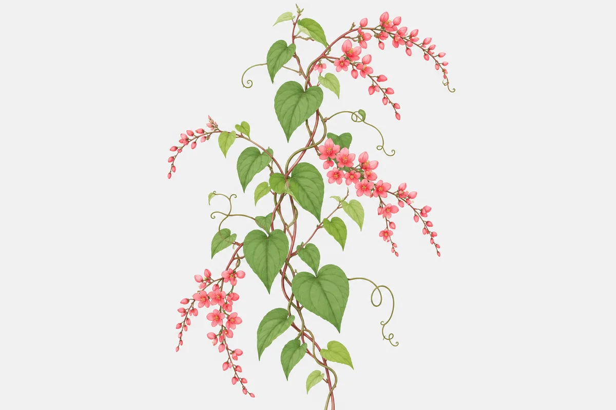 Air Mata Pengantin (Antigonon leptopus)